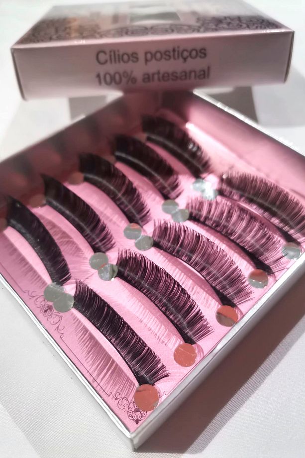 Yeni 5li İpek Kirpik, Takma Kirpik Seti 5 Adet + Eyeliner Kalem Black Set - 3