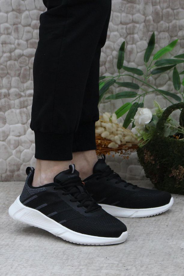 Lıster TX 4FX Siyah Beyaz X-SOFT Yumuşak Taban Sneaker Erkek Ayakkabı - 1