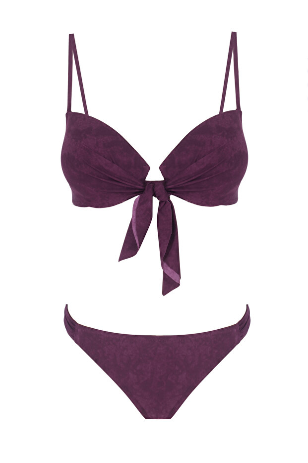 Push-up'lı Askılı Bikini - 8