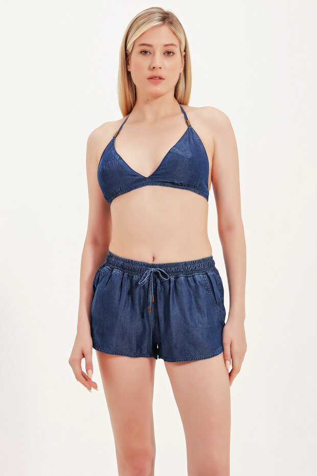 TASARIM DENİM BLUZ - 2