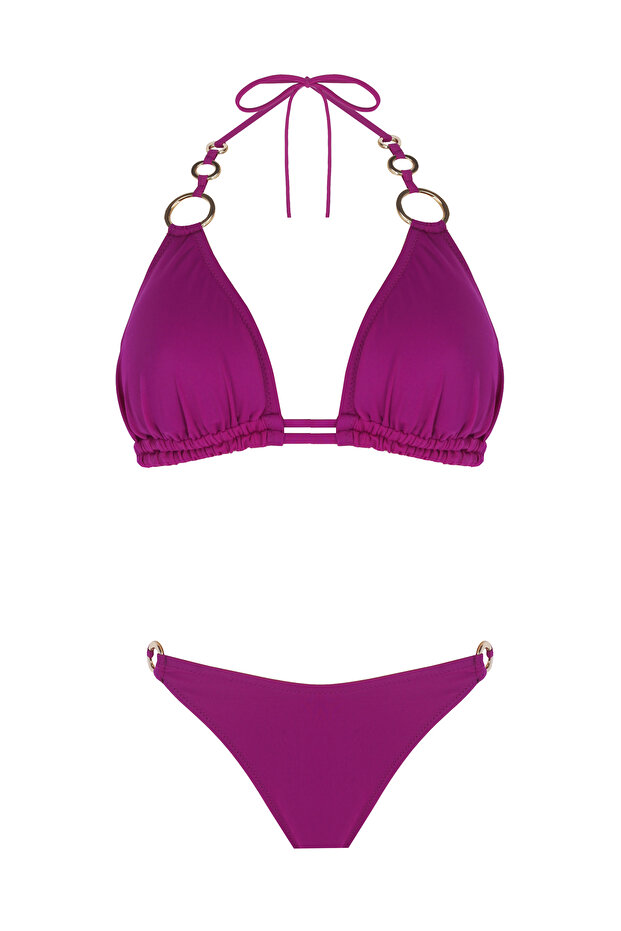 Halka Aksesuarlı Bikini - 1