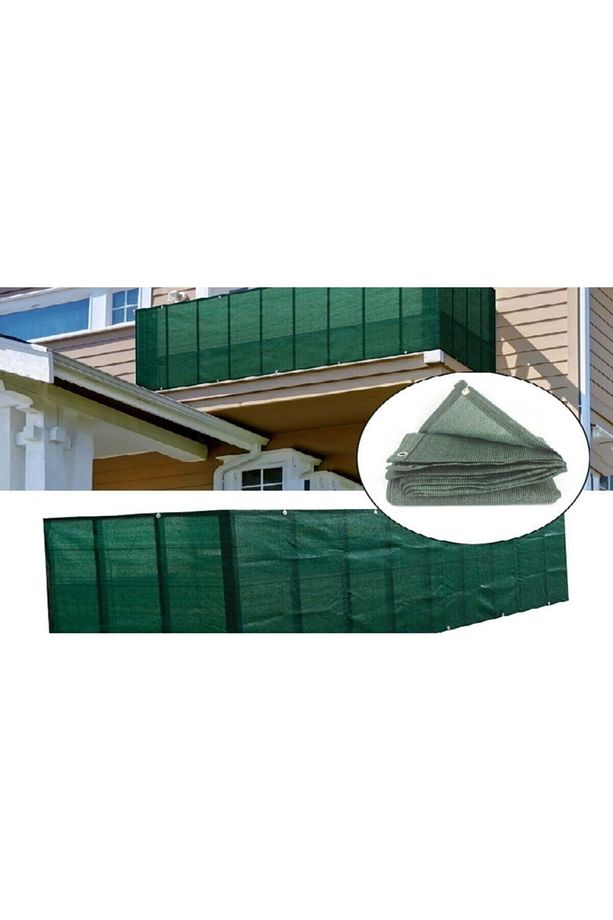 50cm X 8mt Balkon Demiri-korkuluğu Örtüsü Balkon File Gölgelik - 1