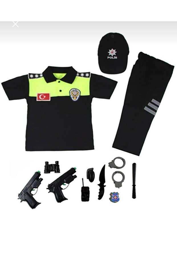 Police Team - Polo Collar Traffic Police Team and Toy