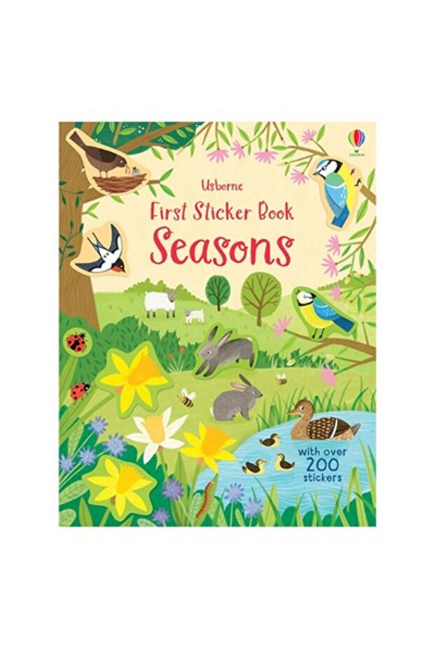 Sticker book, FIRST STICKER BOOK SEASONS , Usborne , + 3 χρόνια