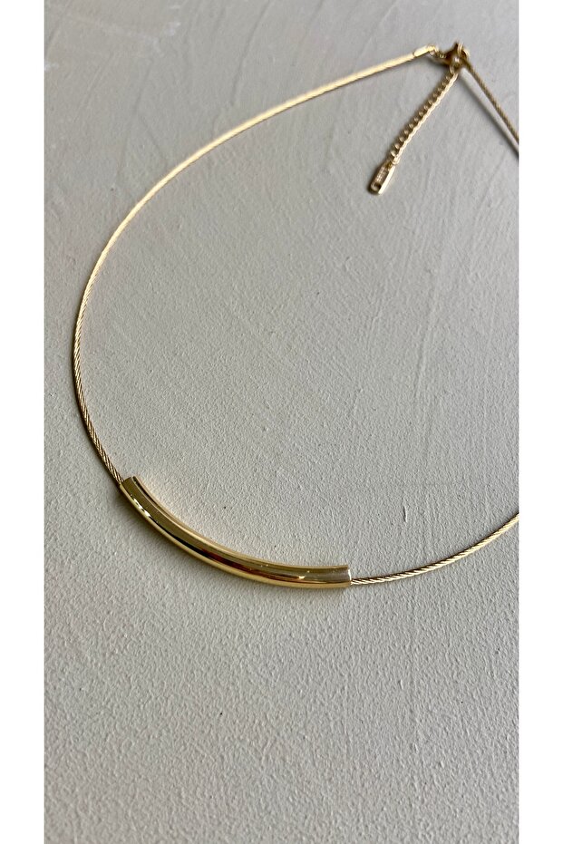 Çelik tel choker kolye