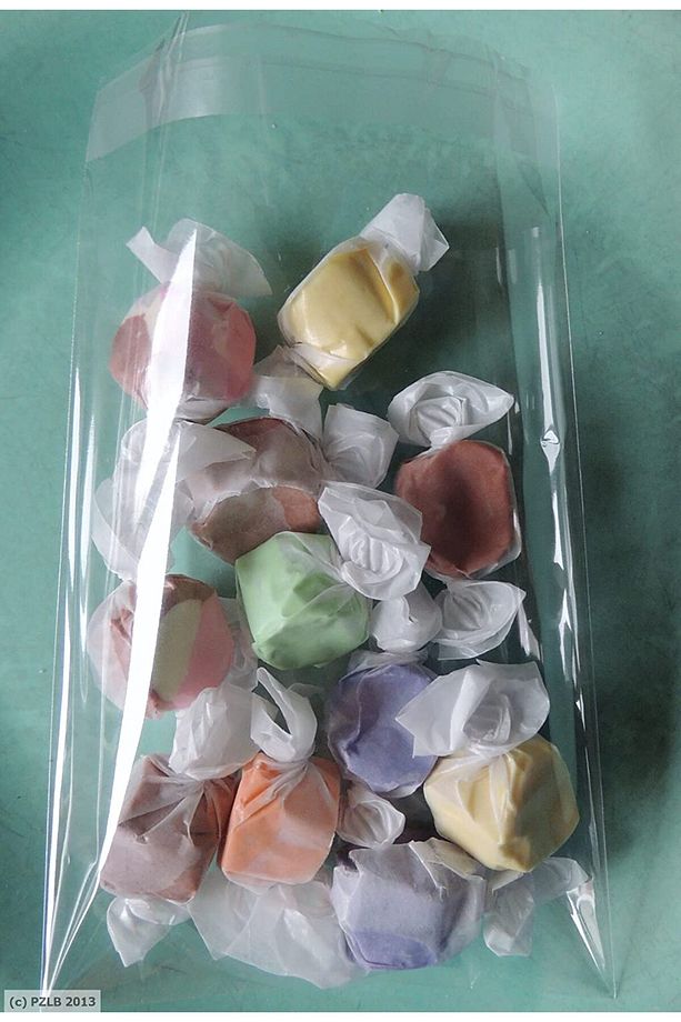 Şeffaf Bantlı (12x30 Cm) Parlak Jelatin Poşet (100 Adet) - 3