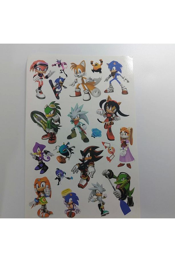Sonic Ve Arkadaşları Geçici Dövme - 1