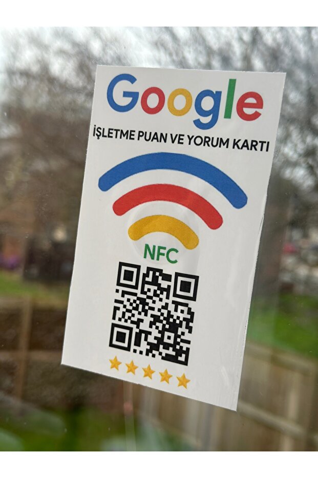 NFC google etiket nfc google stiker .  google yorum stiker. - 6