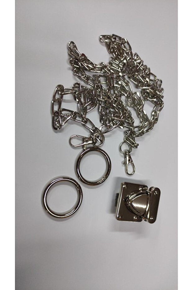 Bag Chain Set Silver