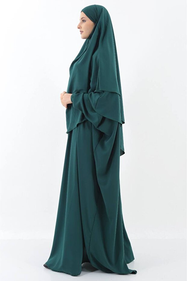 MERCAN TWO-LAYER KHIMAR ABAYA