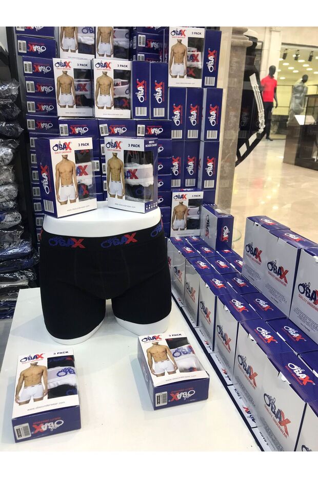 3'lü Erkek Boxer - 1