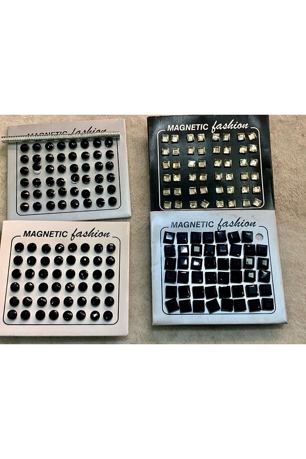Kadın Mıknatıslı Taş Mini Küpe 1 Adet - 3