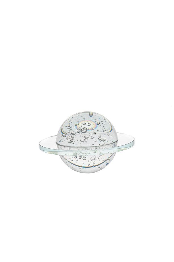 Clear Yuvarlak Cam Obje 17x10cm - 1