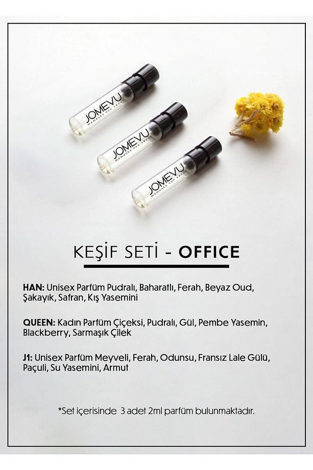 Parfüm Deneme Keşif Seti Offıce 3x2 ml Test - 3