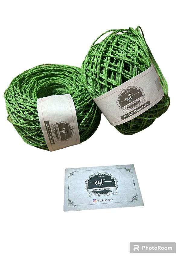 Kağıt ip / sarılmış örülmeye hazır kağıt ip YUMAK  50gr - 2