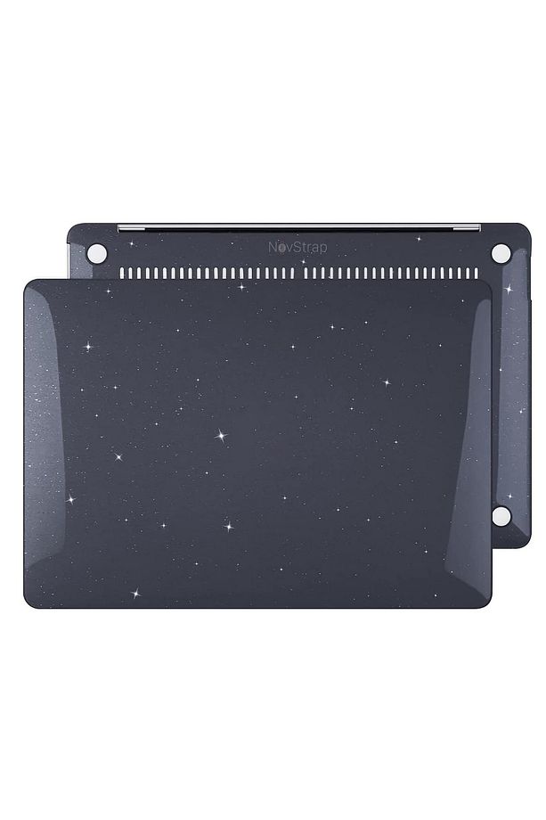 Macbook Air 2021 13 Inç Uyumlu M1 Çipli A2337 A1932 A2179 Ile Uyumlu Parlak Simli Kılıf Kapak - 1