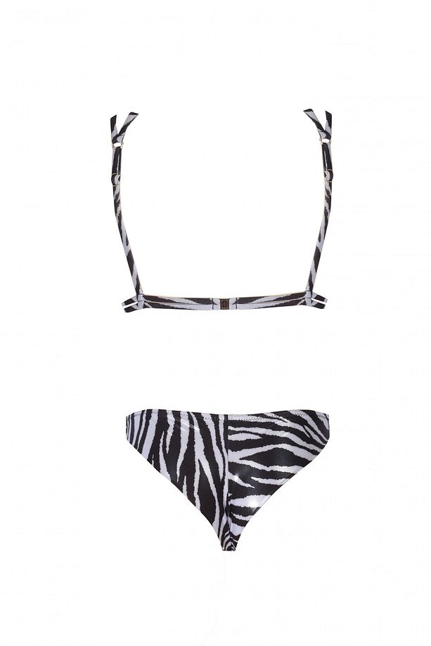 Zebra Desenli Bikini - 2