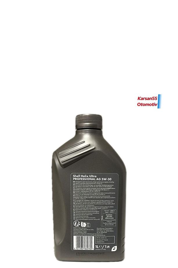 HELİX ULTRA AG 5W/30 1LT ÜRETİM 2023 - 2