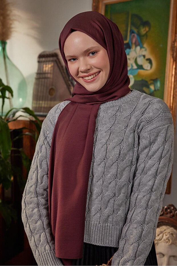 İpekli ayrobin Bordo - 5