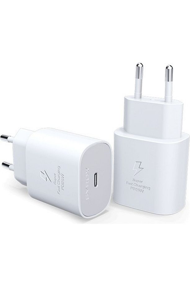 Samsung Galaxy Tab A7 Lite LTE Uyumlu 25W Hızlı Şarj Adaptörü Şarj Başlıgı (Type-C çıkışı) - 1