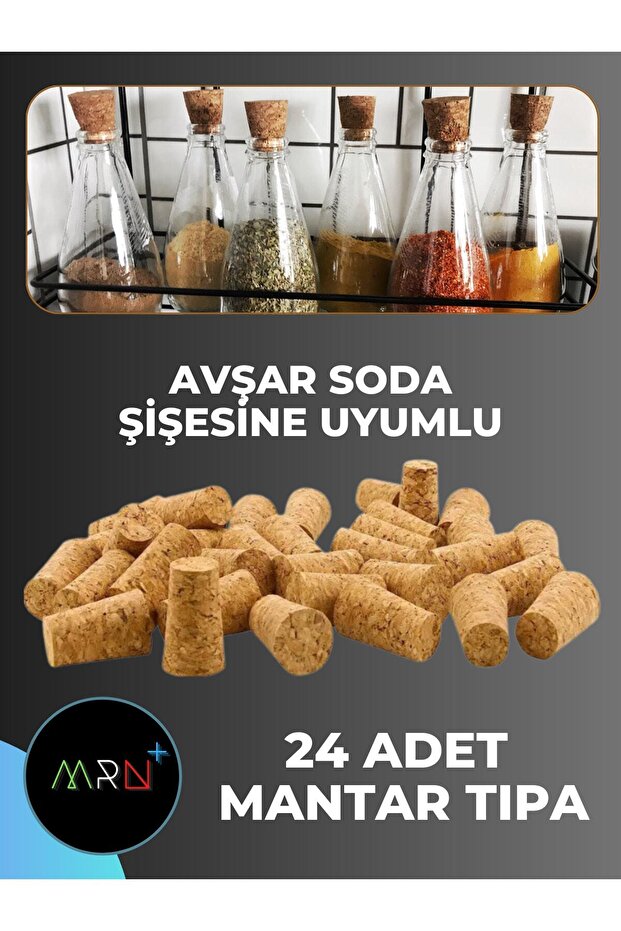 Mantar Tıpası 24 Adet - 2