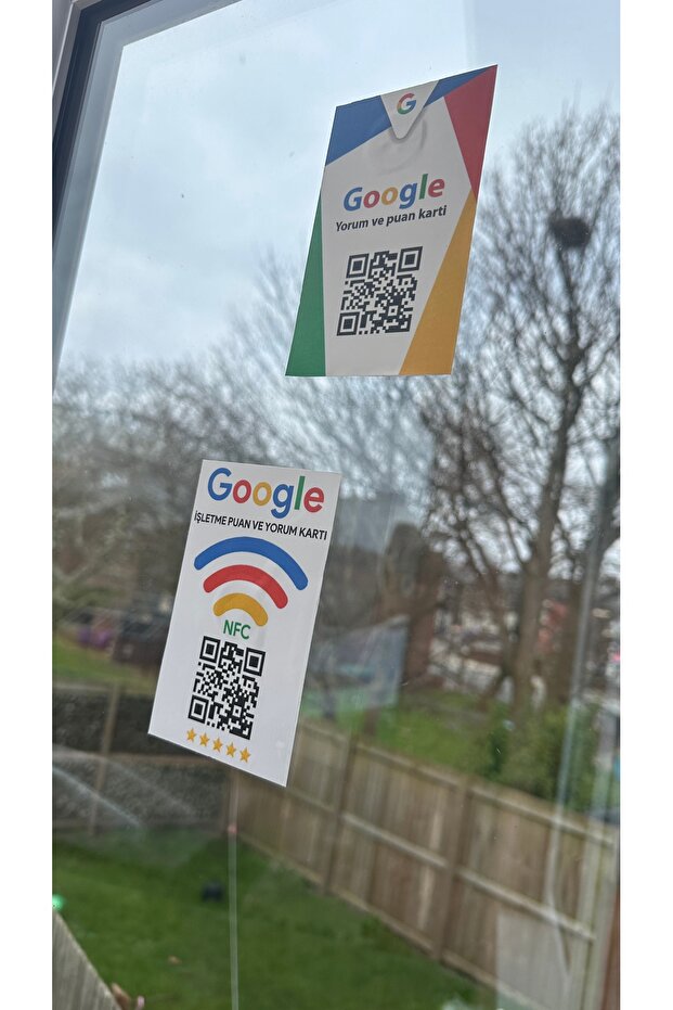 NFC google etiket nfc google stiker .  google yorum stiker. - 3