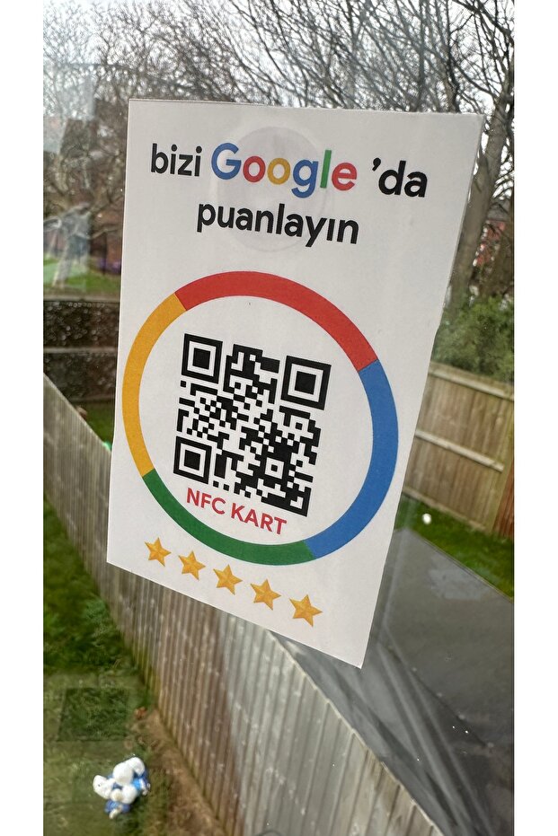 NFC google etiket nfc google stiker .  google yorum stiker. - 7