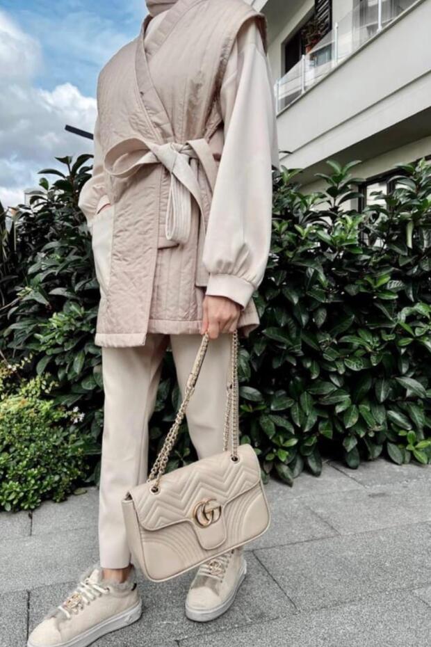 DÜZ DERİ PANTOLON - 1