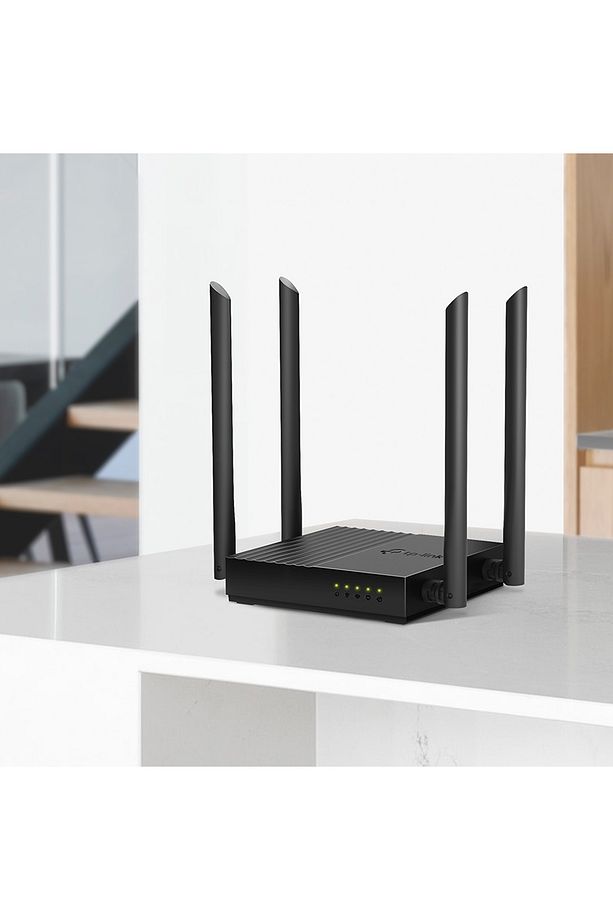 ARCHER C64 AC1200 4Port 867Mbps Dual Band WiFi Masaüstü Gigabit Router Access Point - 6