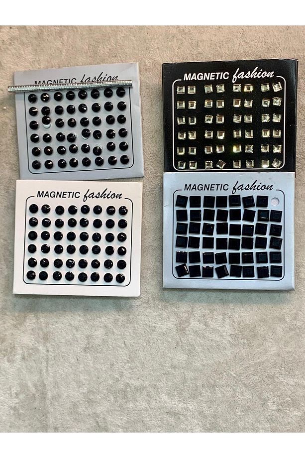 Kadın Mıknatıslı Taş Mini Küpe 1 Adet - 2