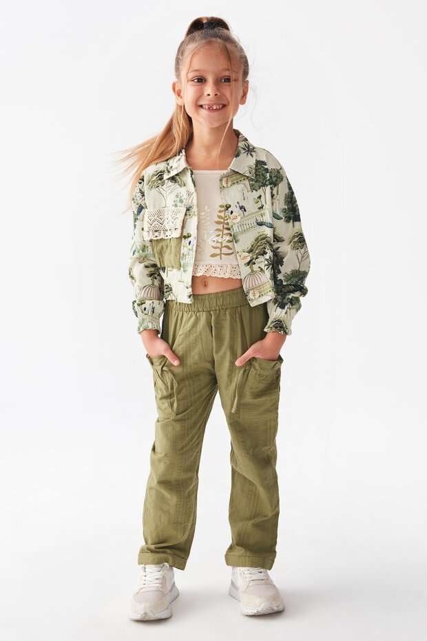 Girl's India Jacket Khaki 36501