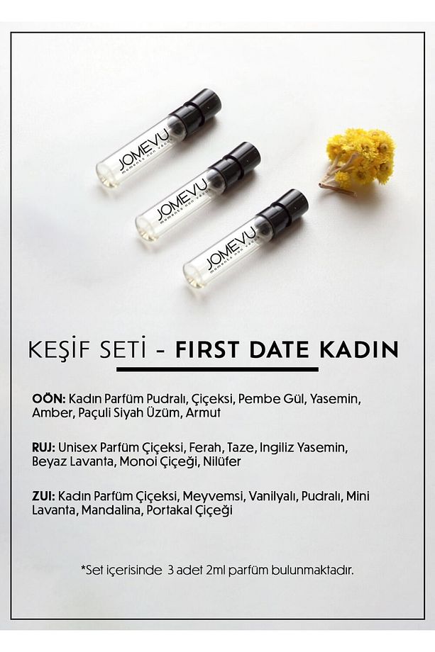 Parfüm Deneme Keşif Seti Fırst Date Kadın 3x2 ml Test - 3