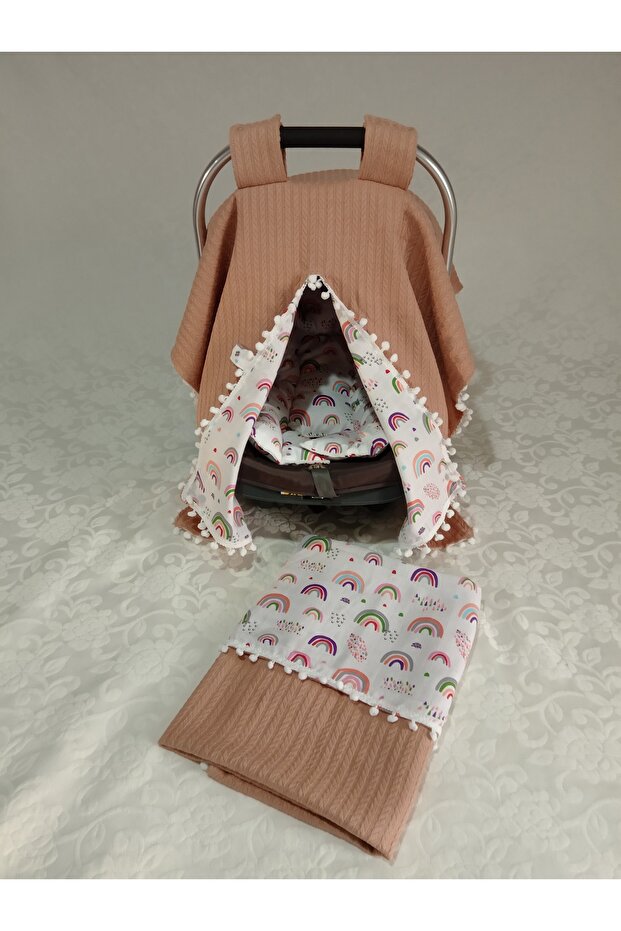 Double-sided Stroller Cover Stroller Cushion and blanket