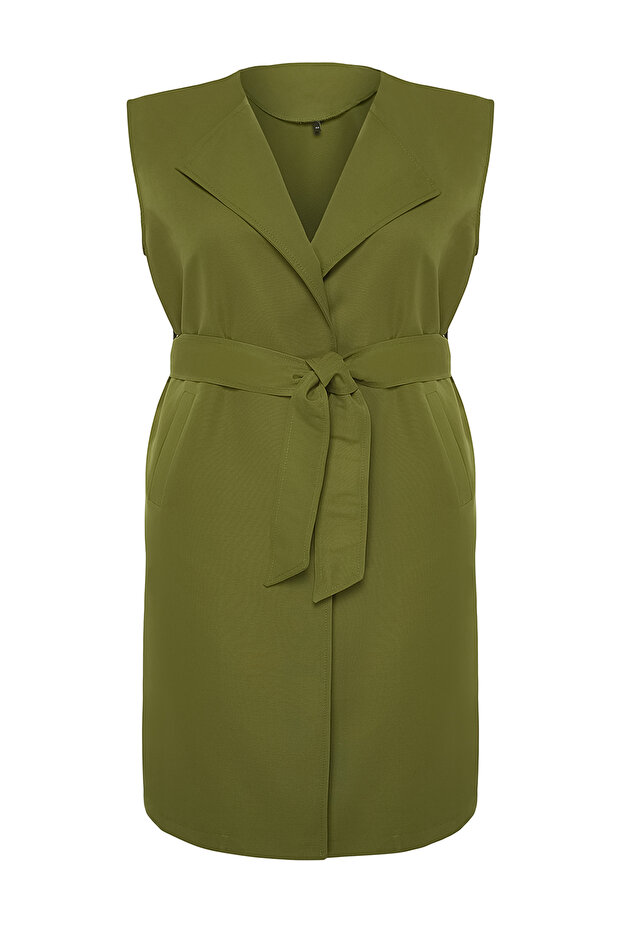 KHaki szezonális árokkabát készlet 2 darabból - hosszú és rövid, béleletlen TBBSS24BM00001 - 8