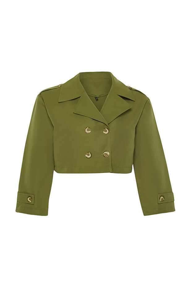 KHaki szezonális árokkabát készlet 2 darabból - hosszú és rövid, béleletlen TBBSS24BM00001 - 7