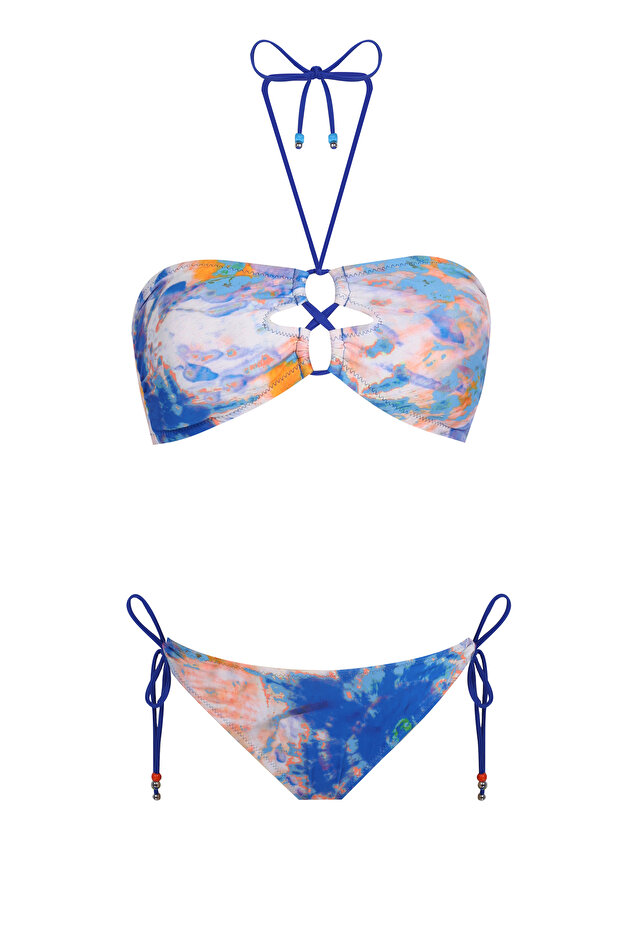 Kadın Mavi Bikini Takımı - 1