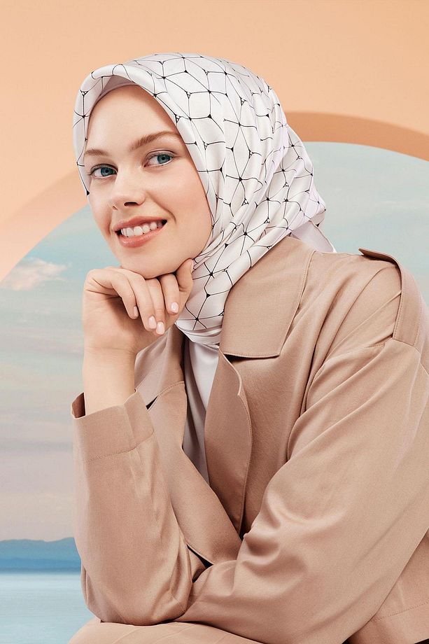 ARMİNE TWİLL İPEK EŞARP 2024 YAZ SEZONU 9166D02-01 - 1