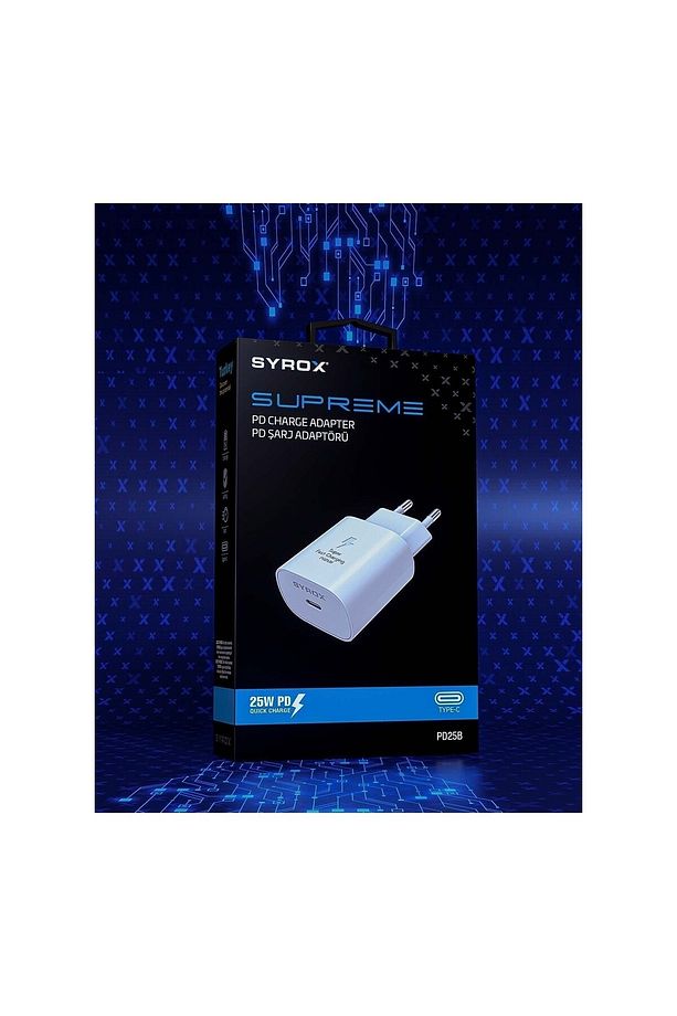 Samsung Galaxy Tab A7 Lite LTE Uyumlu 25W Hızlı Şarj Adaptörü Şarj Başlıgı (Type-C çıkışı) - 4