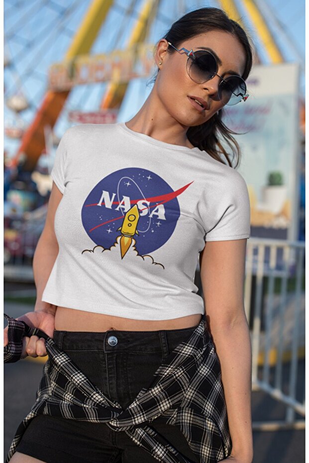 NASA Printed Crop Top - 2