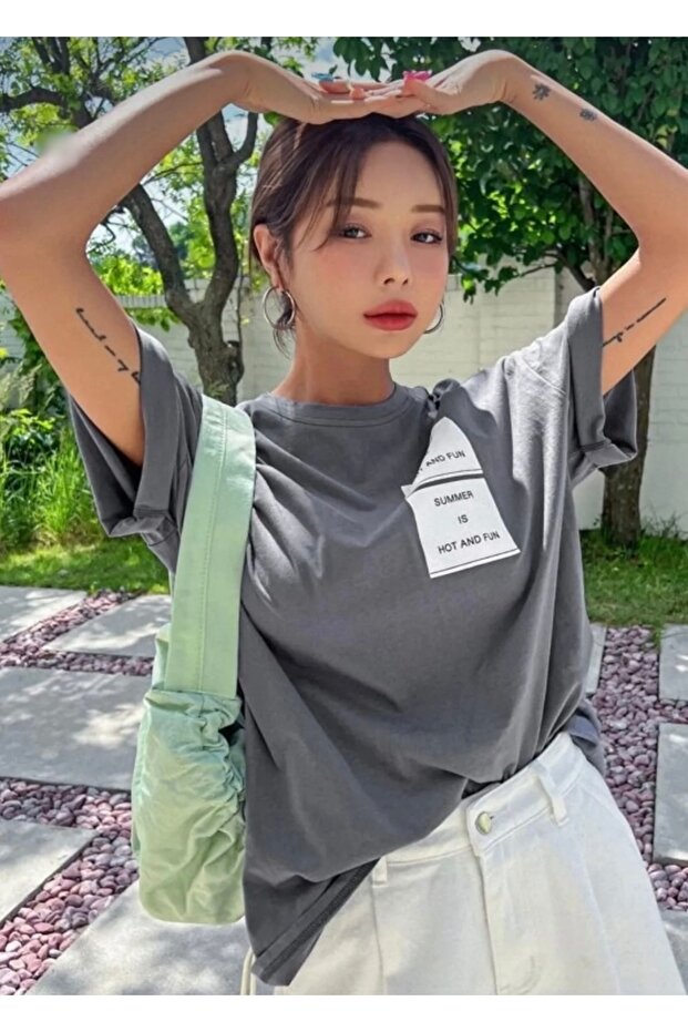 Smoked Summer Printed Oversize T-shirt