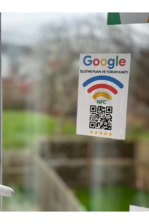NFC google etiket nfc google stiker .  google yorum stiker. - 2
