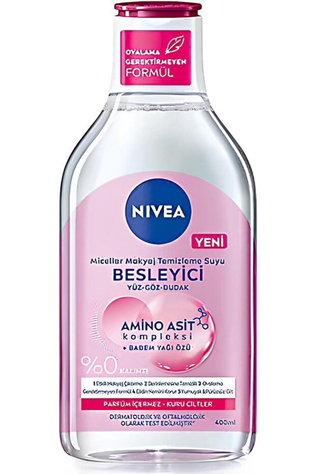 Micellar Besleyici Yüz Göz ve Dudak için Makyaj Temizleme Suyu 400 ml - 2