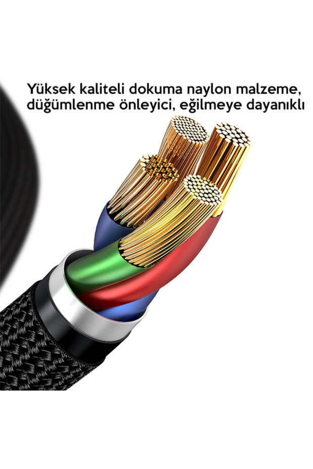 Horizontal USB Type-C to iPhone 11 PRO,XR XS MAX PD18W Hızlı Şarj Kablo 1Metre - 5