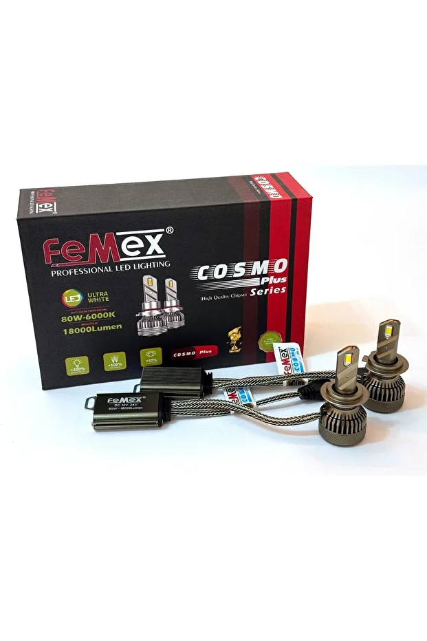 Cosmo Plus H7 Far Ampulu Csp D-force Chipset Led Xenon Led Headlight - 1