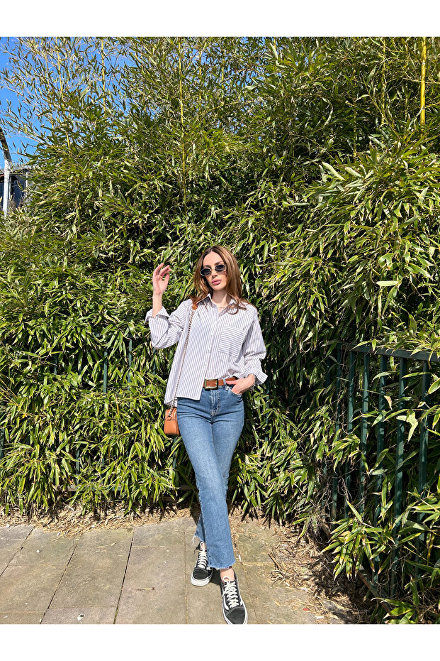 Çizgili Gömlek - 4