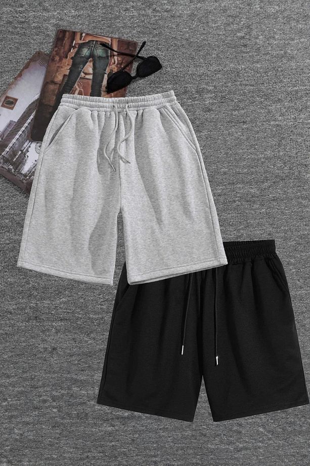 2'li Unisex Şort - 1