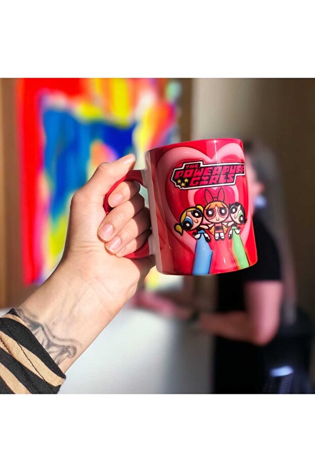 Power Puff Girls Mug Design-Gift Mug Cup