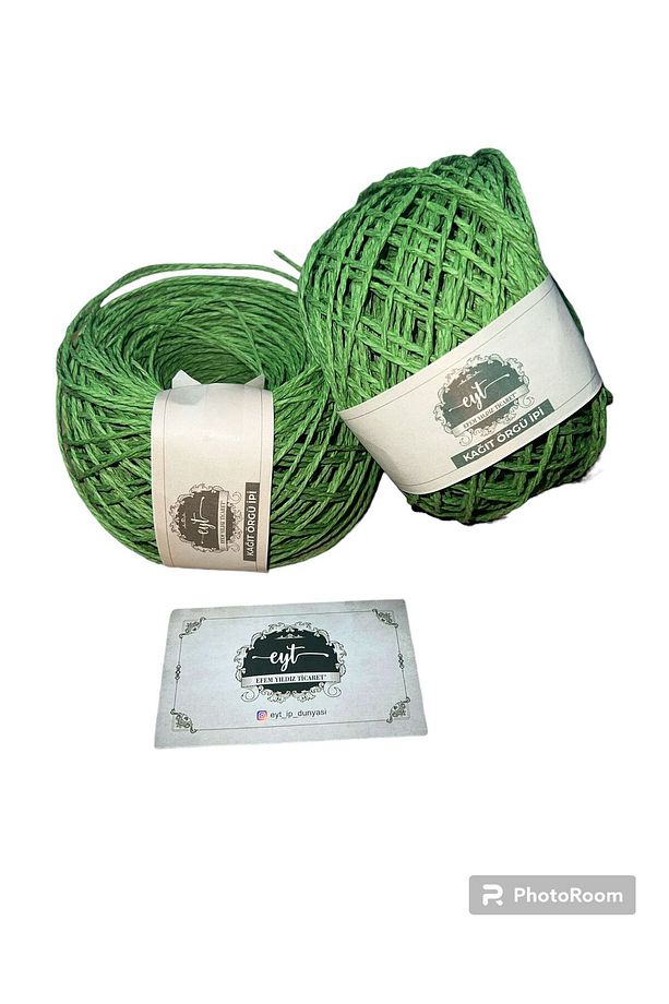 Kağıt ip / sarılmış örülmeye hazır kağıt ip YUMAK  50gr - 1