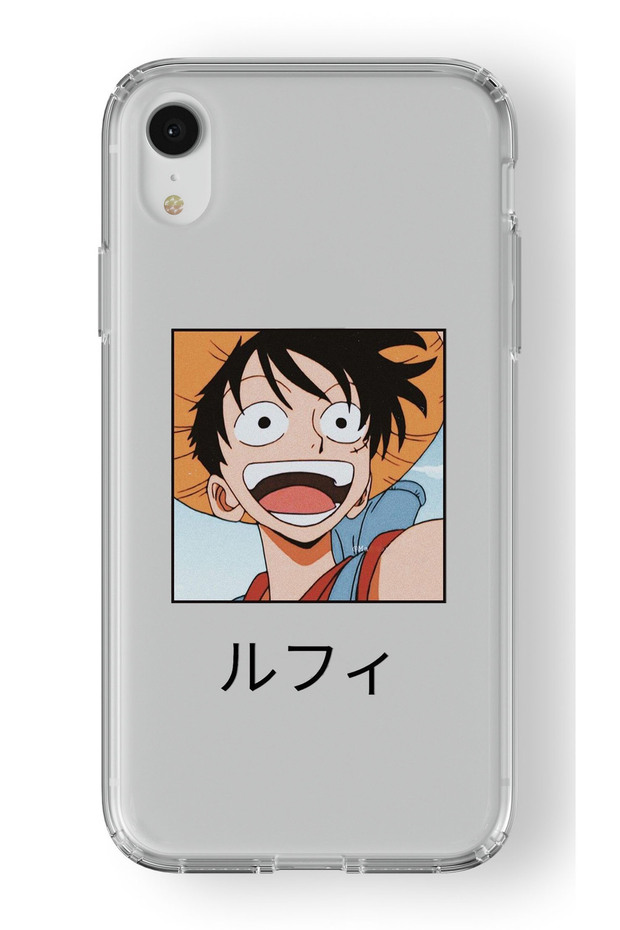 حافظة شفافة مطبوعة بتصميم One Piece D. Luffy متوافقة مع هاتف Iphone Xr