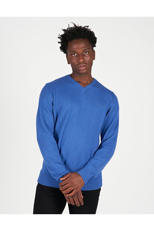 Blue Men's Sweater U-1144-1742